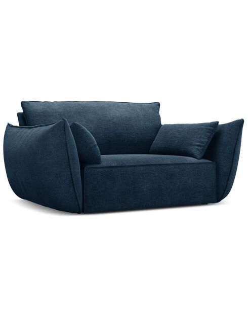 Fauteuil Vanda bleu roi - 128x100x85 cm