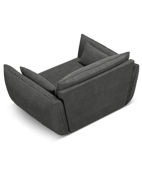 Fauteuil Vanda gris - 128x100x85 cm