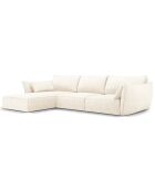Canapé D'Angle Gauche Vanda 5 Places 2 beige clair - 208x166x85 cm