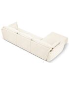 Canapé D'Angle Gauche Vanda 5 Places 2 beige clair - 208x166x85 cm
