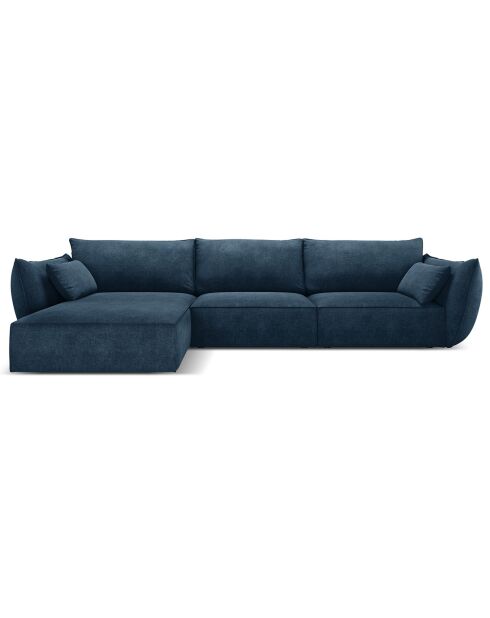 Canapé D'Angle Gauche Vanda 5 Places 2 bleu roi - 208x166x85 cm