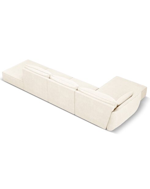 Canapé D'Angle Gauche Vanda 5 Places 1 beige clair - 386x166x85 cm