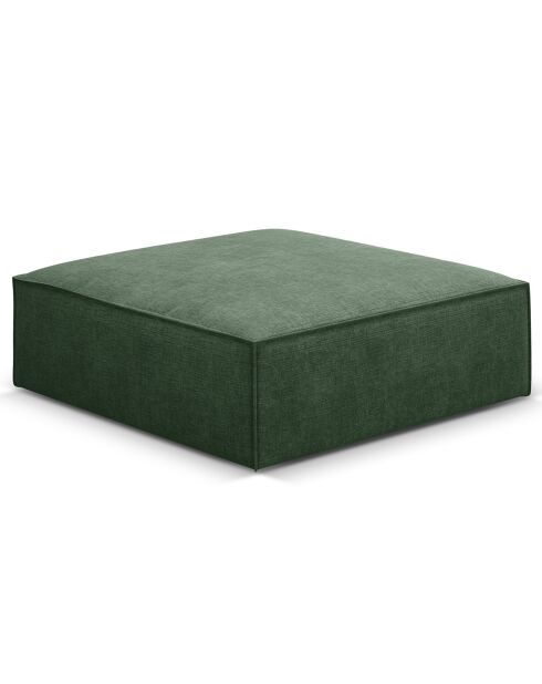 Pouf Vanda vert bouteille - 100x80x36 cm