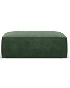 Pouf Vanda vert bouteille - 100x80x36 cm
