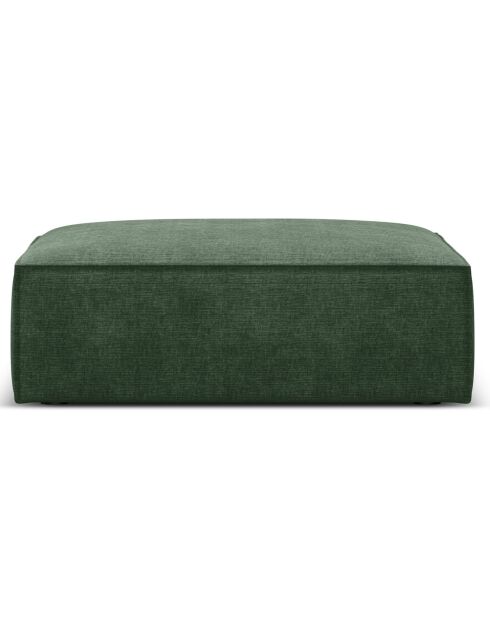 Pouf Vanda vert bouteille - 100x80x36 cm