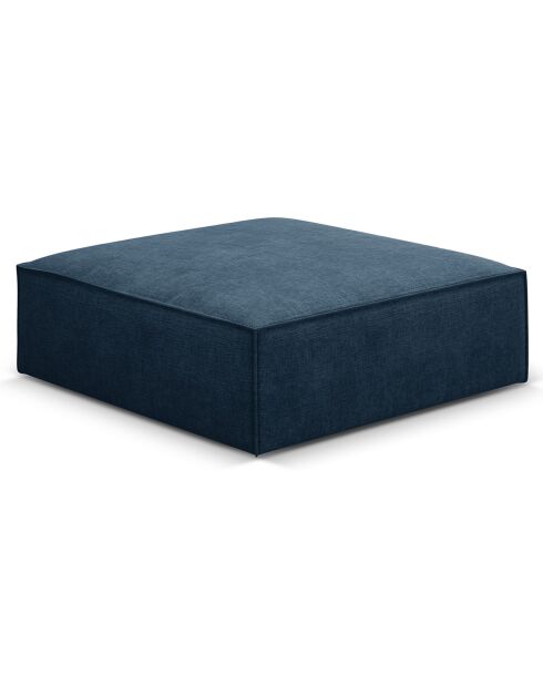 Pouf Vanda bleu roi - 100x80x36 cm