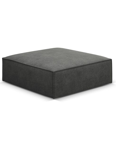 Pouf Vanda gris - 100x80x36 cm
