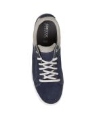 Warrens Sneakers aus Veloursleder, marineblau