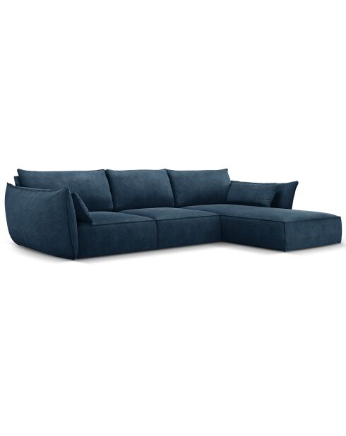 Canapé D'Angle Droit Vanda 5 Places 2 bleu roi - 208x166x85 cm