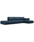 Canapé D'Angle Droit Vanda 5 Places 1 bleu roi - 386x166x85 cm