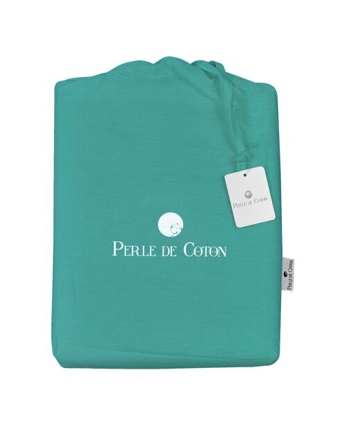 2 Taies d'oreiller 100% Lin lavé celadon