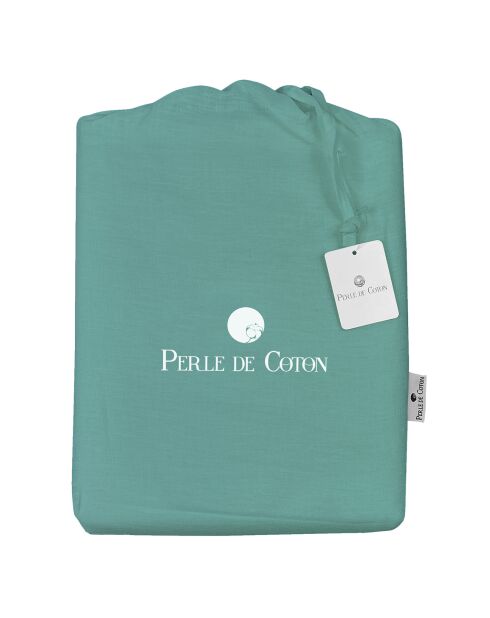 Parure housse de couette 100% Lin lavé celadon