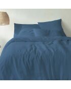 Denim dekbedovertrekset van 100% gewassen linnen