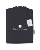 2 Taies d'oreiller 100% Lin lavé anthracite
