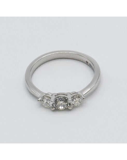 Anillo Maat Diamond en oro blanco de 0,5 quilates