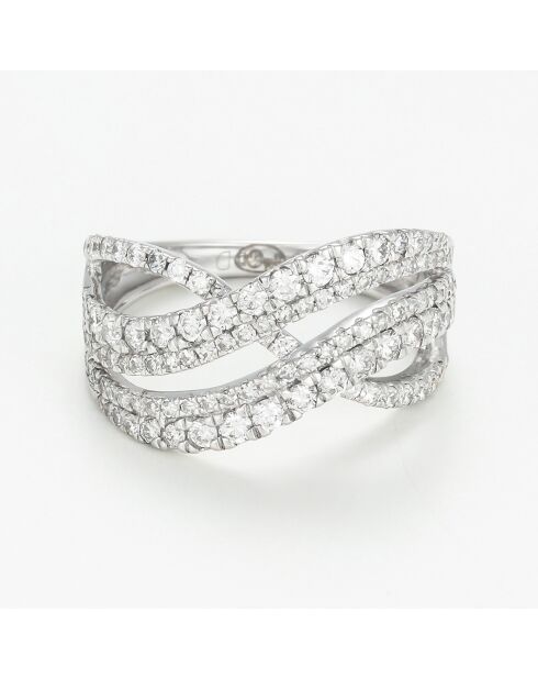 Anillo Rodalia Diamonds en oro blanco de 1 quilate