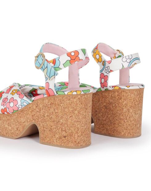 Sandales imprimées chantilly - Talon 9 cm