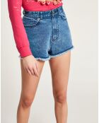 Short en jean Basic washed blue