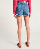 Short en jean Basic washed blue