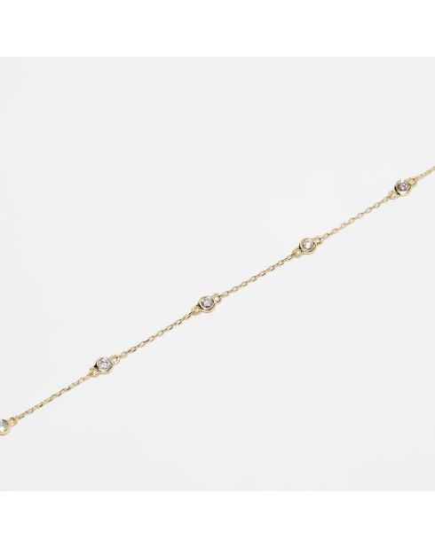 Bracelet Serket Diamants 0.2 ct or jaune