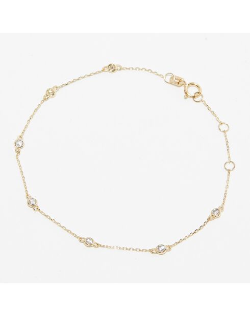 Bracelet Serket Diamants 0.2 ct or jaune