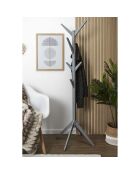 Porte-manteaux arbre gris - 44.5x177x44.5 cm