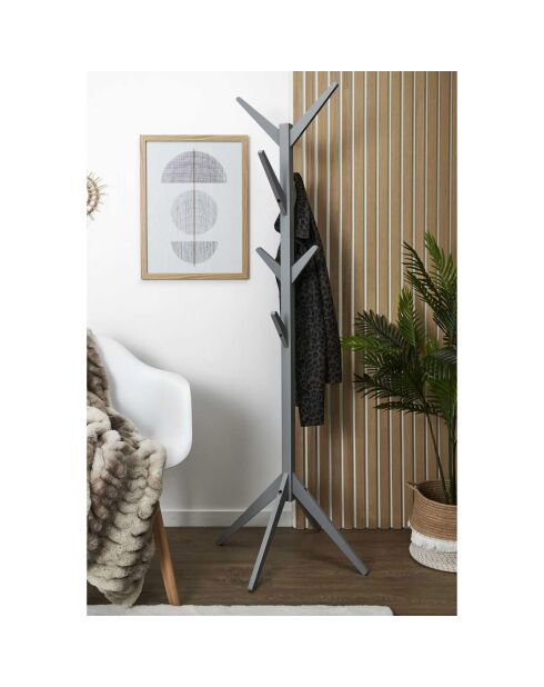 Porte-manteaux arbre gris - 44.5x177x44.5 cm