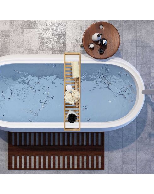 Plateau pour baignoire marron - 68x3.5x14.5 cm