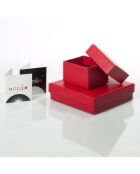 Witgouden armband met zwarte zoetwaterparels