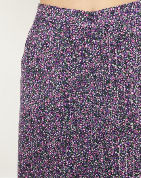 Jupe Casta imprimée violette