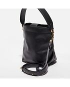 Sac seau Soft  Vegan noir - 22,5x13,5x21 cm