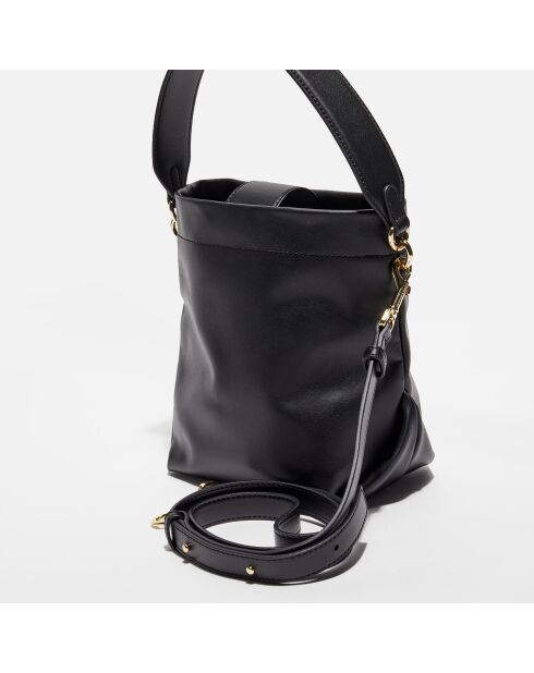 Sac seau Soft  Vegan noir - 22,5x13,5x21 cm