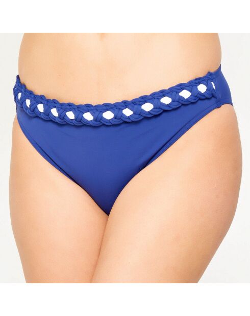 Bas de maillot de bain Passaia bleu marine/blanc