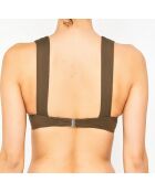 Haut de maillot de bain Maider vert kaki