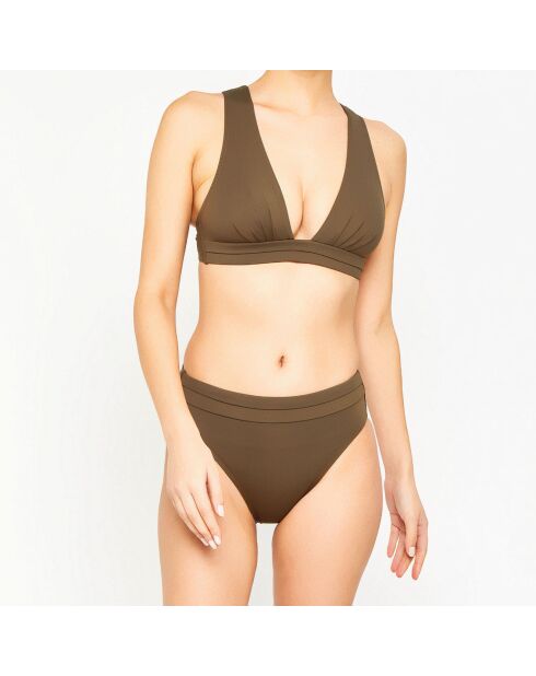 Haut de maillot de bain Maider vert kaki