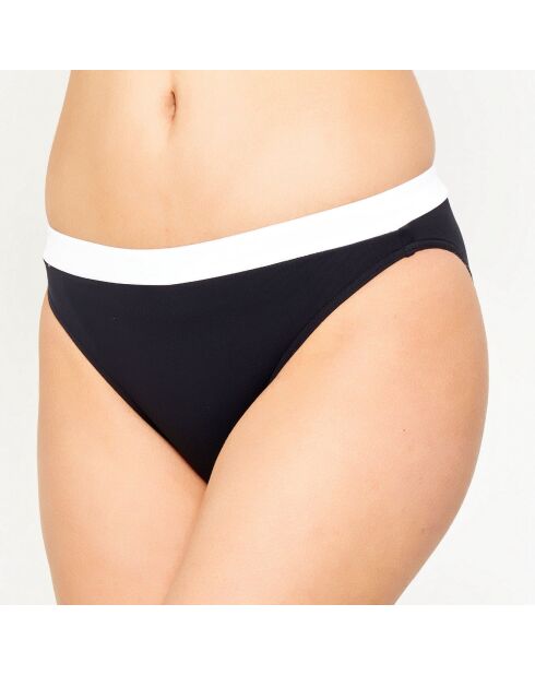 Bas de maillot de bain Portua noir/blanc