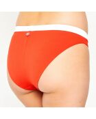 Bas de maillot de bain Portua rouge/blanc