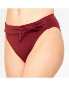 Bas de maillot de bain Txipi rouge bordeaux