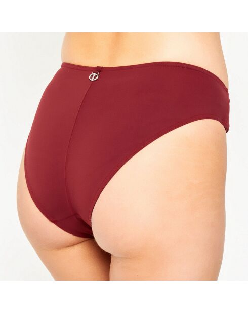 Bas de maillot de bain Txipi rouge bordeaux