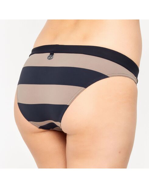 Bas de maillot de bain Artemis noir/beige