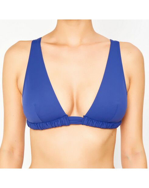 Haut de maillot de bain Duhalde bleu marine