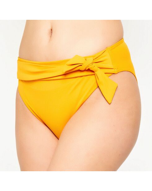 Pantalones de baño Txipi de color amarillo mostaza