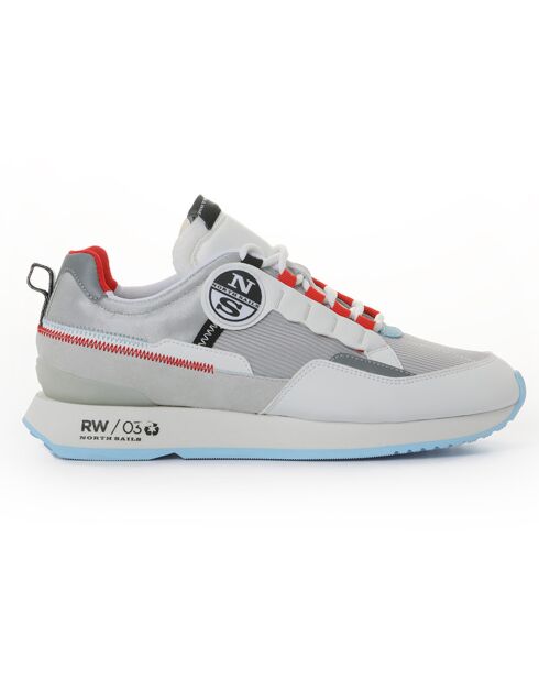 Sneakers Pio gris/rouge/blanc