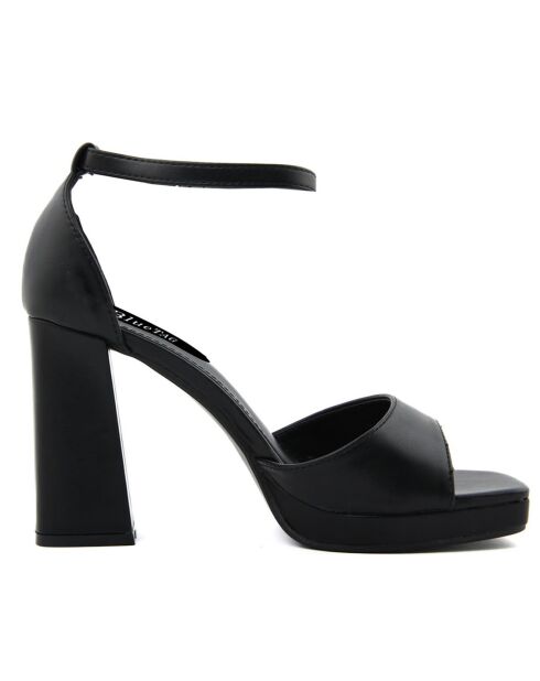Sandalias negras Fova - tacón de 10 cm