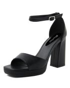 Sandales Fova noires - Talon 10 cm