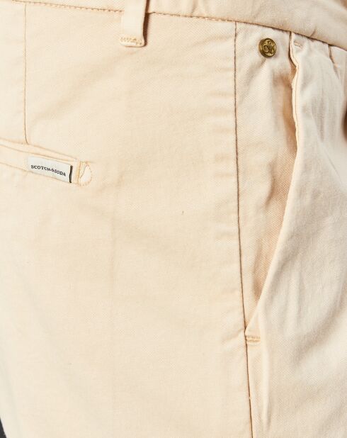 Short en Coton Bio mélangé Regular Fit Stuart beige
