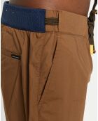 Pantalon Regular Fit Fave Tapered marron