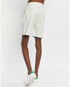 Short en Coton Bio mélangé Regular Fit Stuart vert d'eau