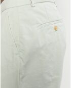 Short en Coton Bio mélangé Regular Fit Stuart vert d'eau