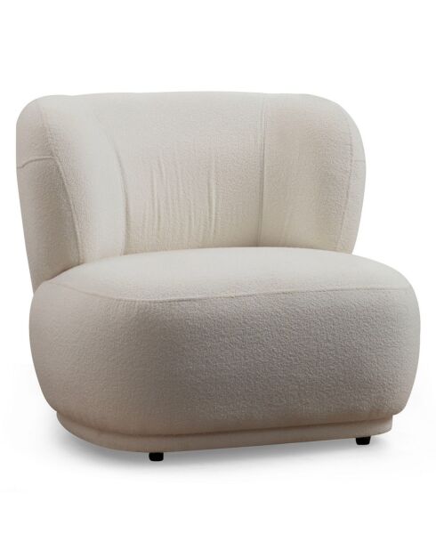 Fauteuil Livorno blanc - 85x78x80 cm